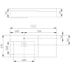 Раковина 100x47 см Акватон Сакура 1A71973KSK010