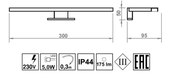 Зеркальный шкаф Jacob Delafon Presqu`Ile 80 (EB928-J5) белый
