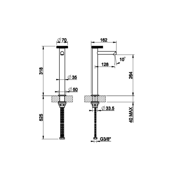 Смеситель для раковины Gessi Anello 63304#031