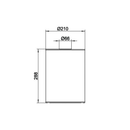 Мусорное ведро Keuco Plan 04989010037