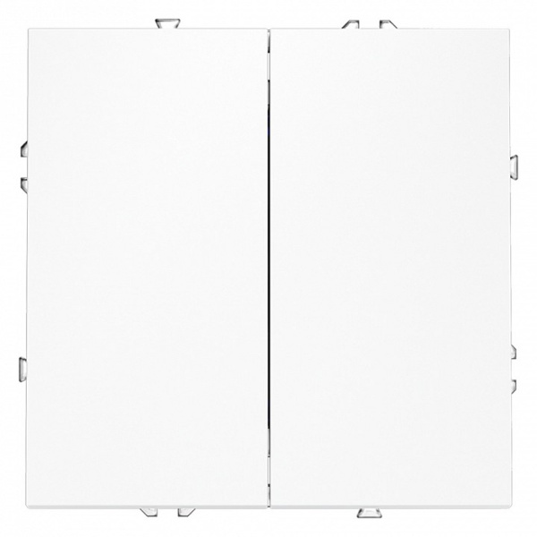 Выключатель двухклавишный без рамки Voltum S70 VLS020602