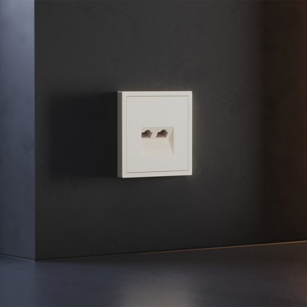 Накладка для розетки RJ-11 или RJ-45 Voltum S70 VLS001413
