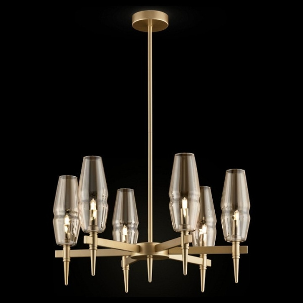 Люстра на штанге Maytoni Lita H002PL-06G