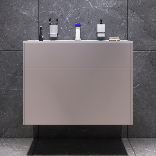 Тумба под раковину AM.PM Inspire V2.0 M50AFHX0803EGM 80 см серый матовый
