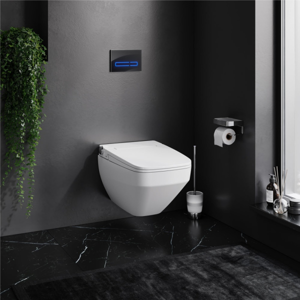 Комплект инсталляция с унитазом и клавишей AM.PM Inspire 2.0 IS450A38.CCC50A белый черный