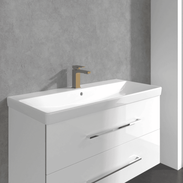 Смеситель для раковины Villeroy&Boch Architectura Square TVW12500400076 золото