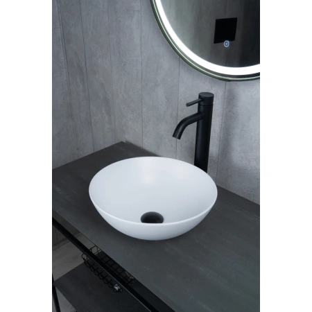 Раковина-чаша GID 9081wm 36x36 см, накладная, белый матовый