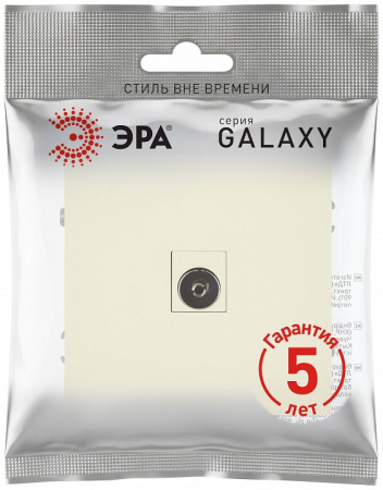 ТВ-розетка без рамки Эра Galaxy Б0070717