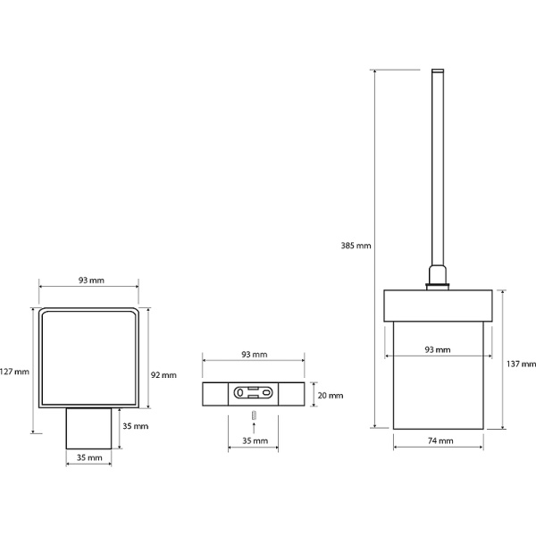 Туалетный ершик Bemeta Via 135013012