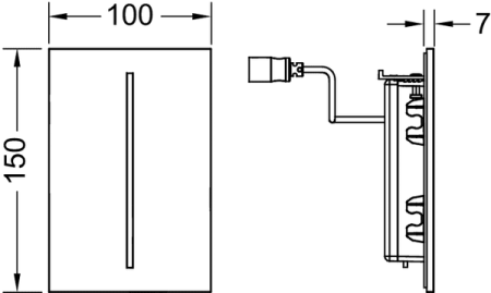 Клавиша смыва Tece Filo 9242063