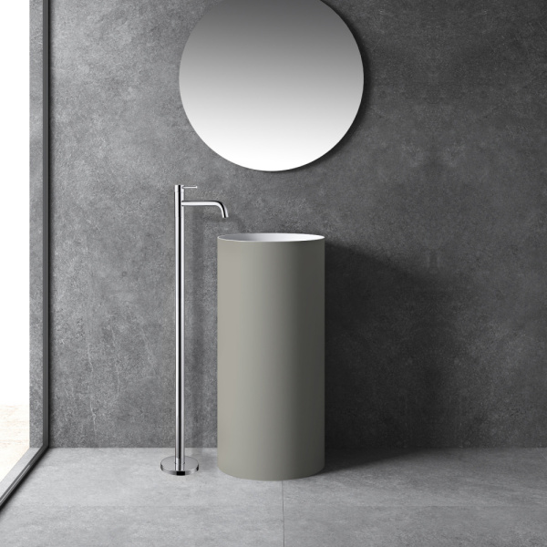 Напольный смеситель для раковины Abber Wasser Kreis AF8140 хром