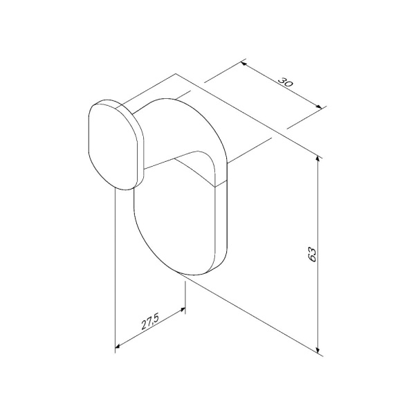 Крючок AM.PM X-Joy A84345522 двойной