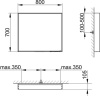 Зеркало Keuco Plan 80 33097302500