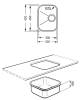Мойка Smeg UM30