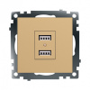 Розетка USB без рамки Stekker Катрин 49229