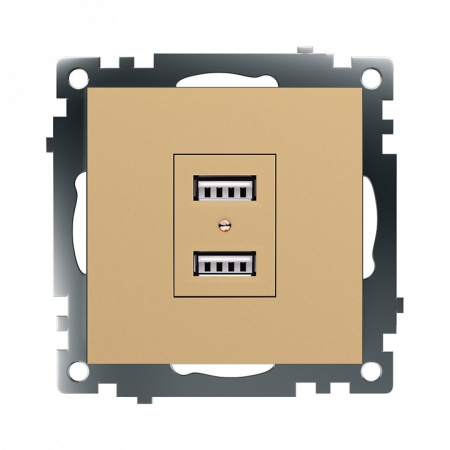 Розетка USB без рамки Stekker Катрин 49229