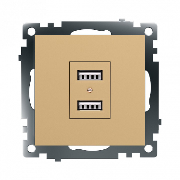 Розетка USB без рамки Stekker Катрин 49229