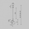 Подвес для трека Maytoni Technical Tau TRA154CSW-1PT
