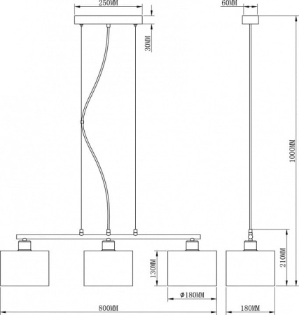 Подвесной светильник Moderli Room V2731-3P