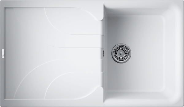 Кухонная мойка Omoikiri Yasugata 86 4993871 белая матовая