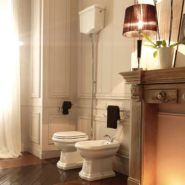 Чаша напольного унитаза слив в пол Kerasan Retro 101001