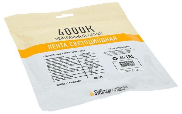 Лента светодиодная SWG SWG2120 SWG2120-12-9.6-NW