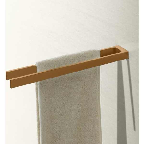 Полотенцедержатель Keuco Edition 11 11118030000 двойной шлифованная бронза