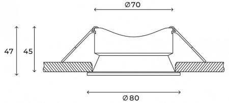 Встраиваемый светильник Hesby Lighting Harstad HSBL_0228
