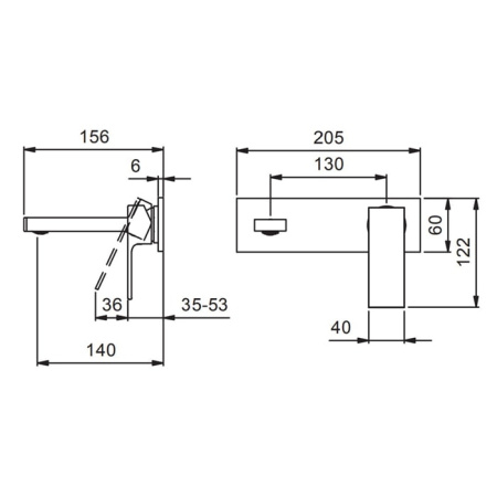 Смеситель для раковины Fantini Mint 34 93 F810B сталь