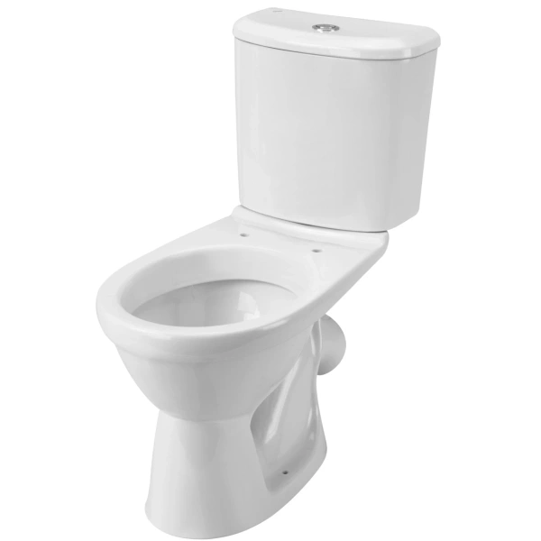 Унитаз-компакт Santek Бореаль 1.WH30.2.146 косой выпуск, с сиденьем микролифт, белый