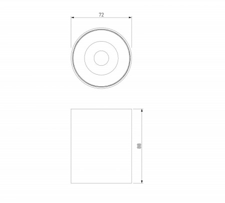 Накладной светильник Elektrostandard Primo 25116/LED