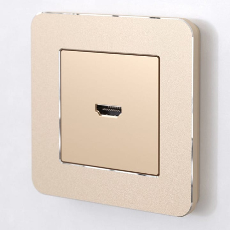 Рамка на 1 пост Werkel Platinum (шампань) W0012611