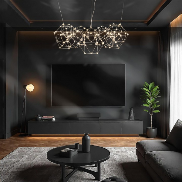 Подвесная люстра O-LUCE Bjork круглая без вставок 11810-1