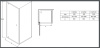 Душевая дверь 90x190 Jacob Delafon Serenity E14P90-GA