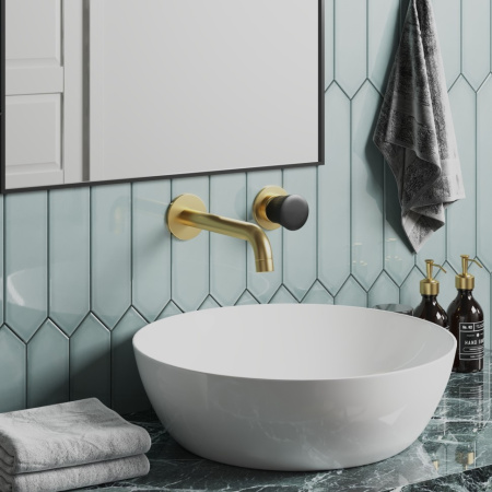 Смеситель для раковины Paini Domus 18PJ208PZ золото матовое