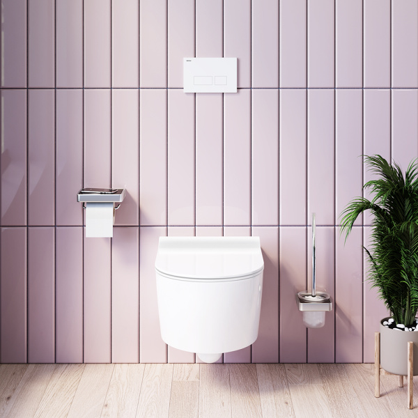 Подвесной унитаз Damixa Jupiter DX77C1700SC с крышкой-сиденьем