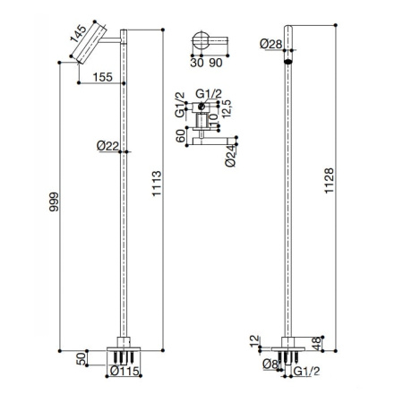 Смеситель для раковины FALPER CILINDRO GH2