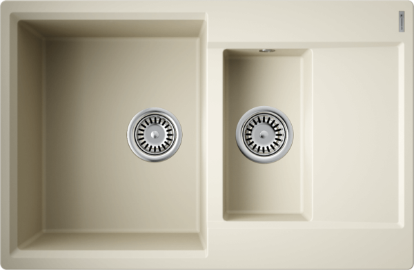 Кухонная мойка Omoikiri Daisen 78-2T 4993529 ваниль