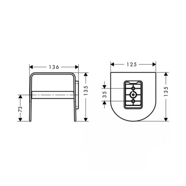 Держатель туалетной бумаги Axor Urquiola 42436000