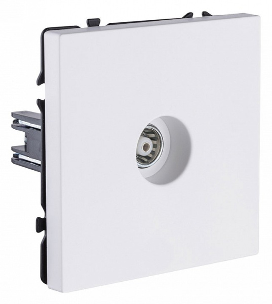ТВ-розетка и SAT-розетка оконечная без рамки Kollinger Eclipse EC-021WH