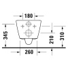 Подвесной унитаз Duravit D-Neo 2577090000 Rimless