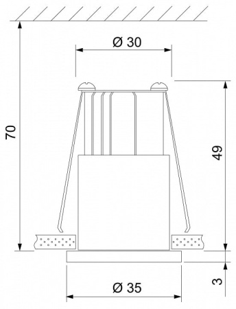 Встраиваемый светильник Elektrostandard 15269/LED a056021