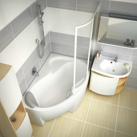 Акриловая ванна Ravak Rosa II 160x105 CL21000000 правая