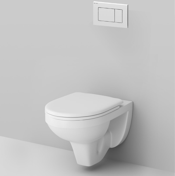 Комплект подвесной унитаз с инсталляцией AM.PM Sense IS301.74A1738 с сиденьем микролифт