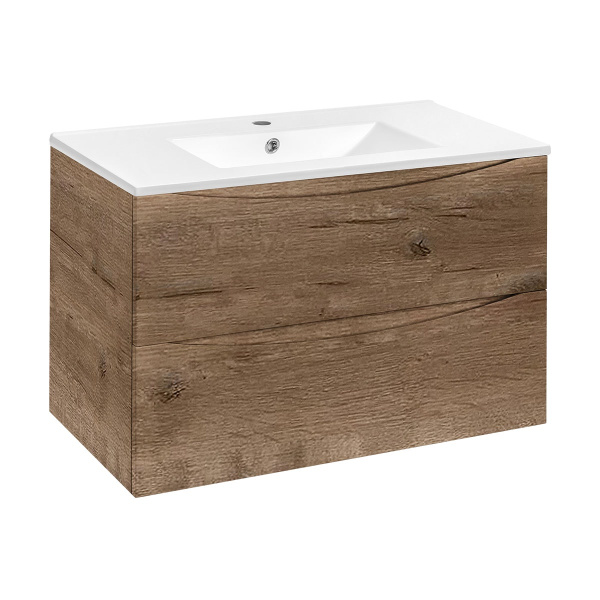 Тумба под раковину Vincea Mia 90 см VMC-2MC900VO темное дерево