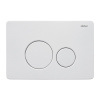 Клавиша смыва Abber AC0121MW белая матовая