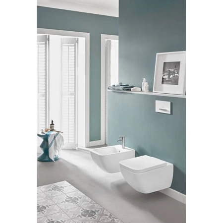 Унитаз подвесной Villeroy & Boch Venticello 4611R0RW безободковый, белый матовый
