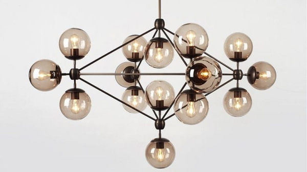 Подвесная люстра Imperiumloft Modo Chandelier Globes 40.615