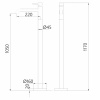 Смеситель для раковины Abber Wasser Kreis AF8140NG никель