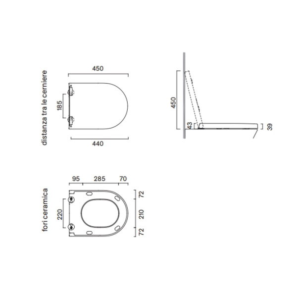 Крышка-сиденье для унитаза Catalano 0551100001